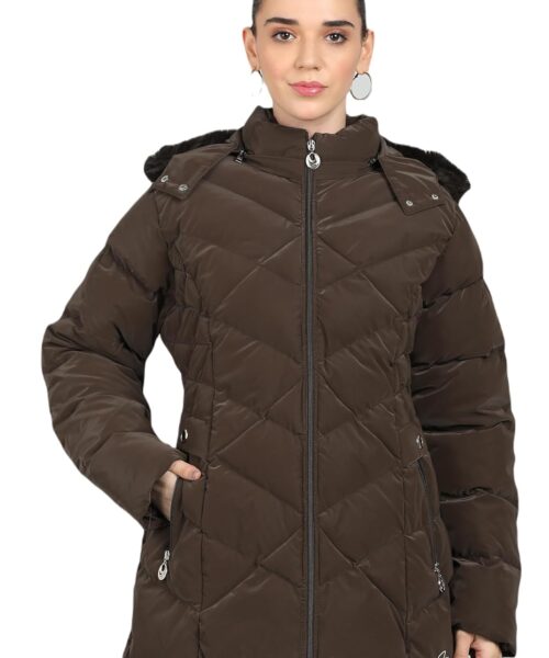 Women Jacket With Detachable Hood